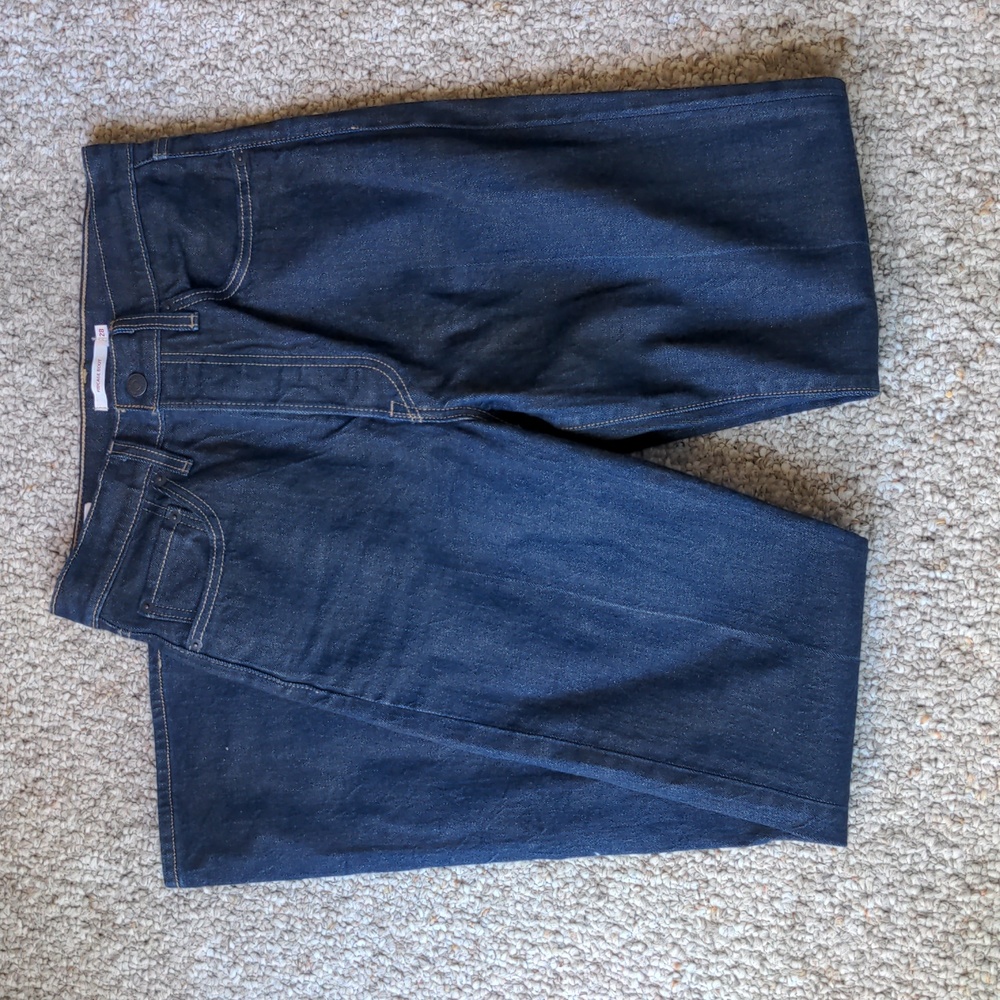Levi Dark Wash Ribcage Boot cut Jeans 28